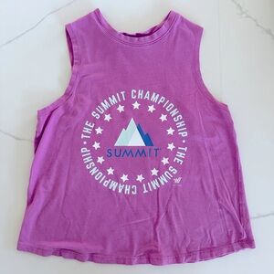 Varsity brand, Summit National Championship, girls pink tank top, youth medium!